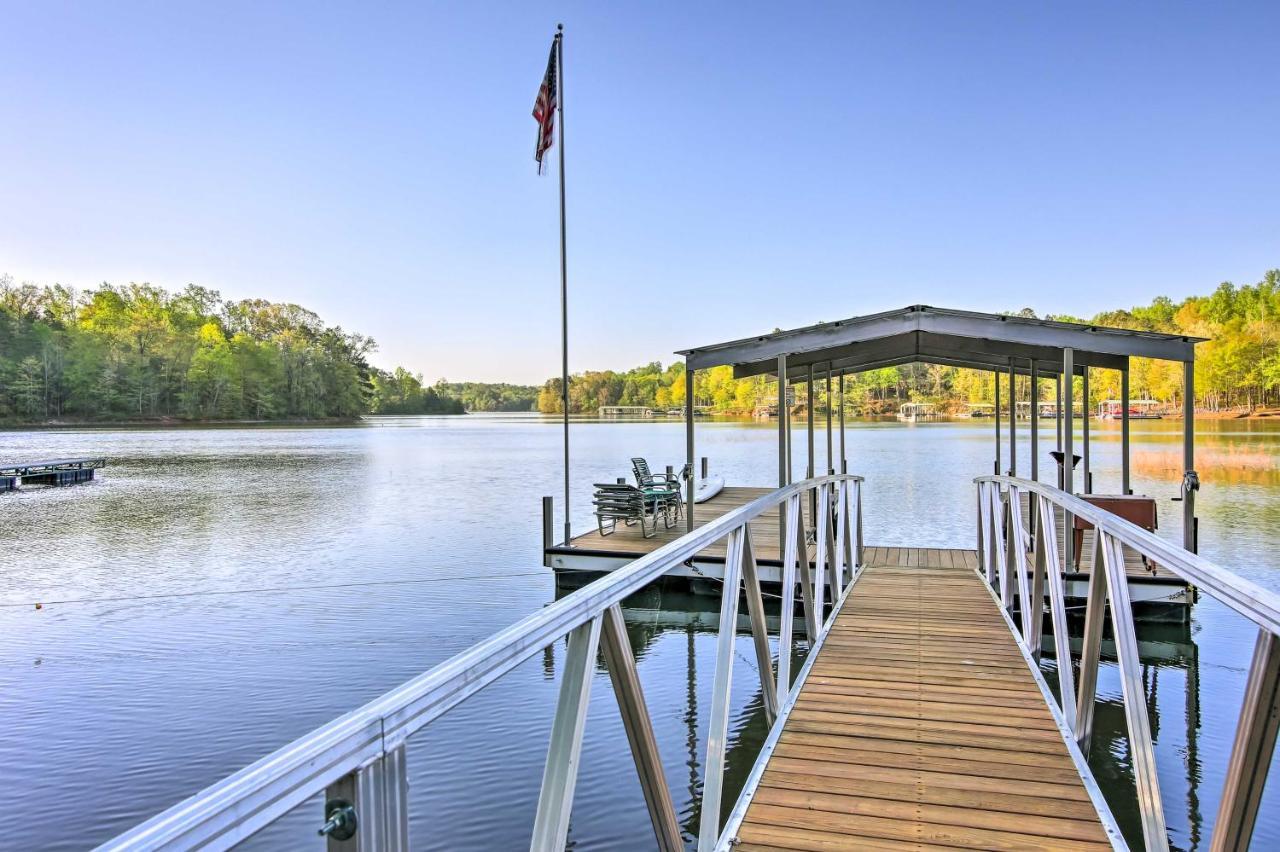 Lakefront South Carolina Abode With Deck And Boat Dock Fair Play Экстерьер фото
